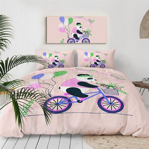 Cute Panda Comforter Set - Beddingify