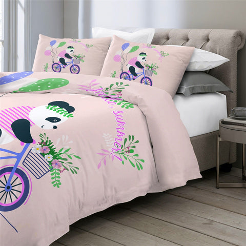 Image of Cute Panda Bedding Set - Beddingify