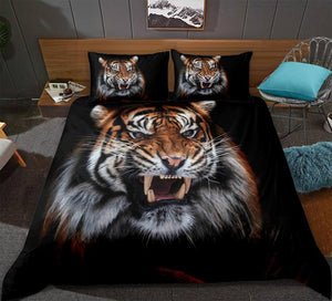 3D Printed Tiger Bedding Set - Beddingify