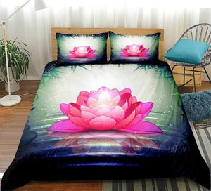 Buddha Lotus Flower Bedding Set - Beddingify