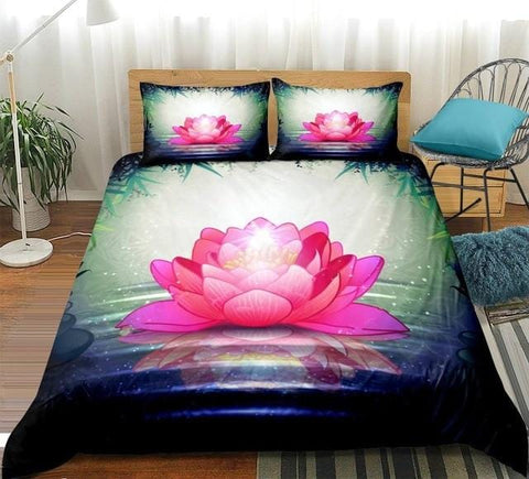 Image of Buddha Lotus Flower Bedding Set - Beddingify