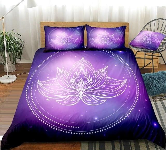 Buddha Lotus Flower Mandala Bedding Set - Beddingify