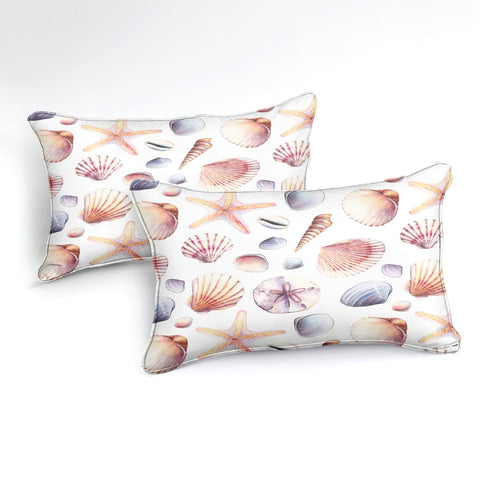 Image of Shells and Starfish Ocean Bedding Set - Beddingify