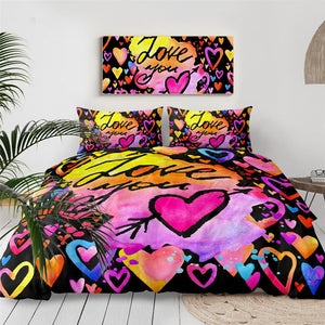 Love You Comforter Set - Beddingify