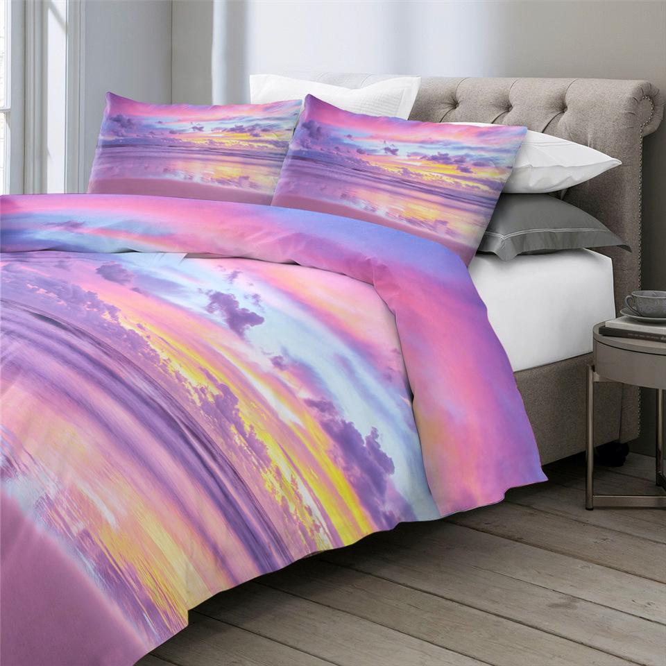 Purple Sunrise Comforter Set - Beddingify