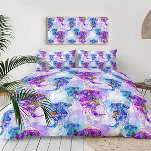 Sea Jellyfish Comforter Set - Beddingify