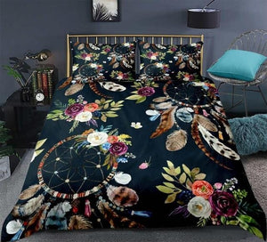 Bohemian Mandala Dreamcatcher Bedding Set - Beddingify