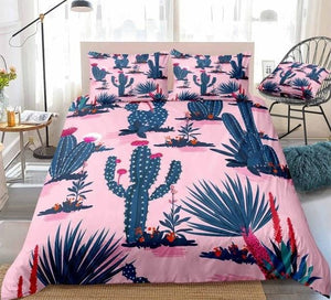 Cactus Pink Bedding Set - Beddingify