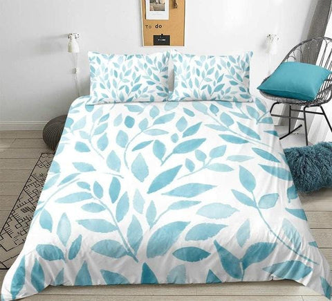 Image of Plant Leaves Bedding Set - Beddingify