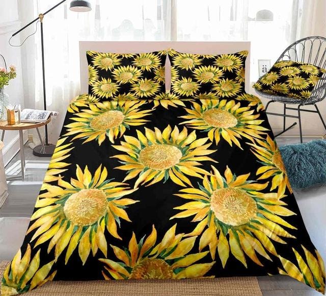 Sunflowers Blooming Bedding Set - Beddingify