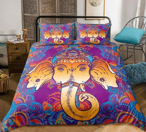 Image of Bohemian Elephant Mandala Bedding Set - Beddingify