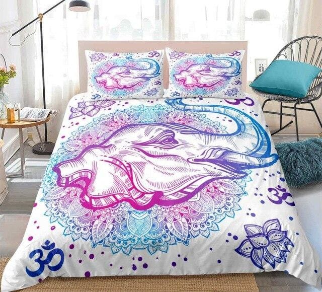 Mandala Elephant Bedding Set - Beddingify