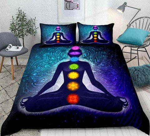 Image of 7 Chakras Mandala Bedding Set - Beddingify