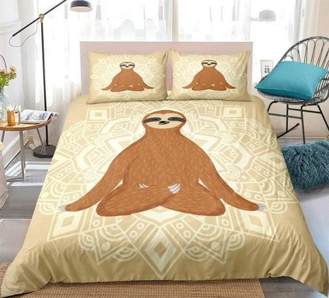 Image of Mandala Sloth Bedding Set - Beddingify