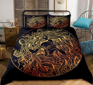 Golden Totem Black Bedding Set - Beddingify