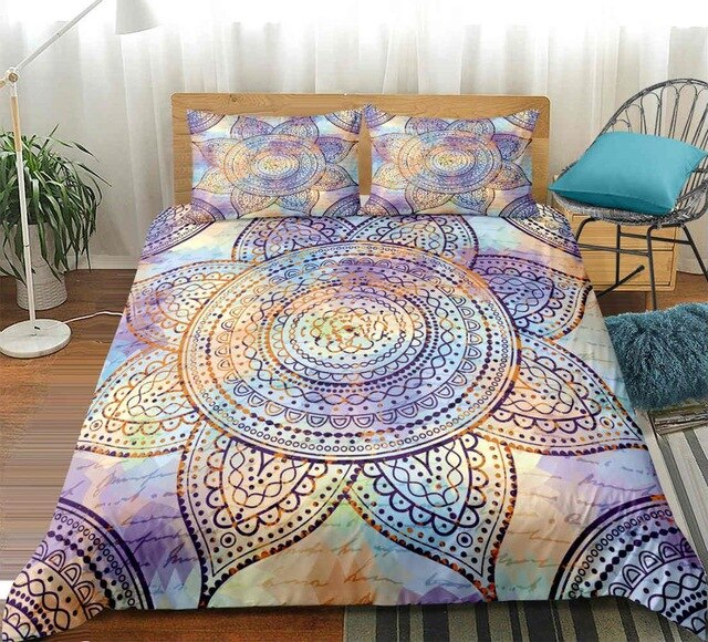 Mandala Flower Bedding Set - Beddingify