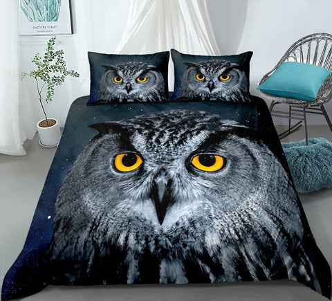 Image of 3D Owl Print Bedding Set - Beddingify
