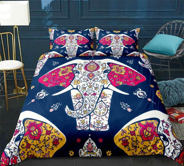 Bohemian Elephant Bedding Set - Beddingify
