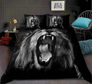 Black Lion Bedding Set - Beddingify