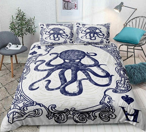 Cartoon Octopus Bedding Set - Beddingify
