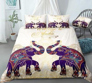 Boho Elephants Bedding Set - Beddingify