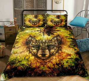 Teen Boho Wolf Bedding Set - Beddingify