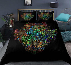 Colorful Owl Bedding Set - Beddingify