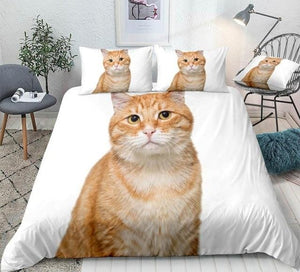 3D Cute Cat Bedding Set - Beddingify
