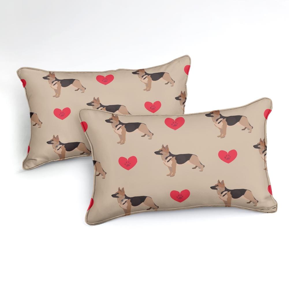 Love Shepherd Dog Bedding Set - Beddingify