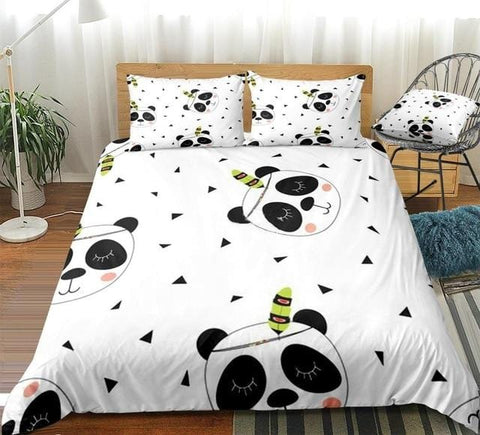 Image of Cute Panda Bedding Set - Beddingify