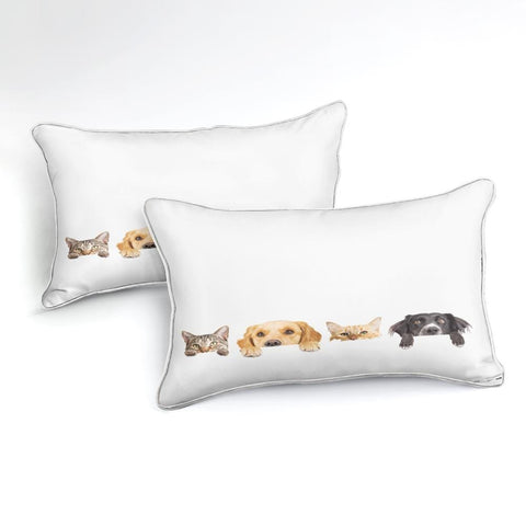 Image of Cat And Dog Comforter Set - Beddingify