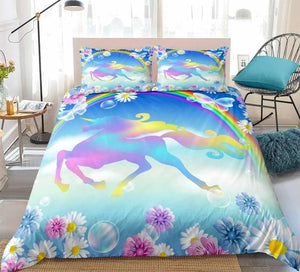 Dreamy Rainbow Unicorn Bedding Set - Beddingify