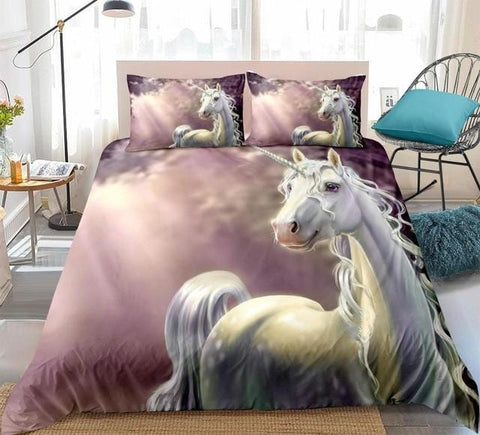 Image of Pink Unicorn Life-like Bedding Set - Beddingify