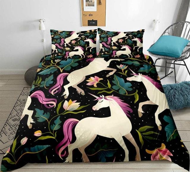 Unicorn Print Dreamy Bedding Set - Beddingify