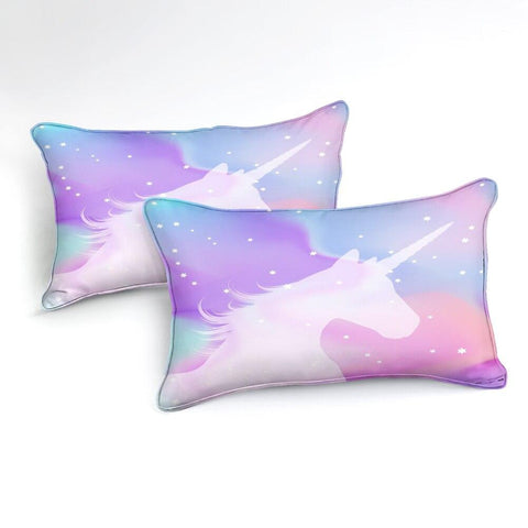 Image of Purple Pink Unicorn Bedding Set - Beddingify