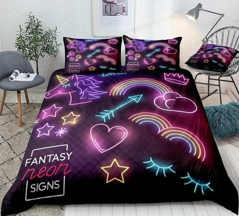 Image of Luminous Unicorn Bedding Set - Beddingify