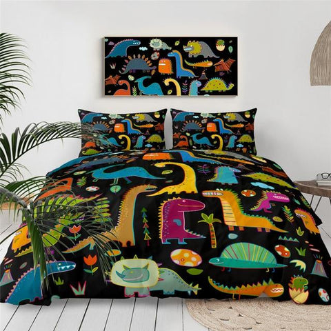 Image of Dinosaurs Eggs Comforter Set - Beddingify