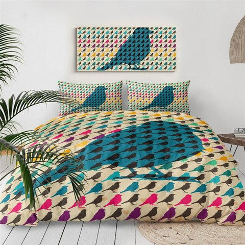 Image of Giant Bird Comforter Set - Beddingify