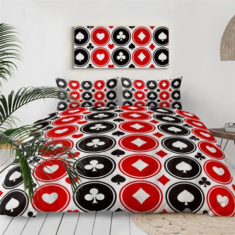 Image of Poker Series Comforter Set - Beddingify