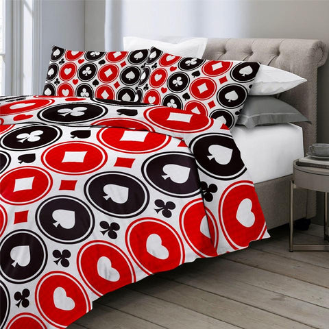 Image of Poker Series Comforter Set - Beddingify