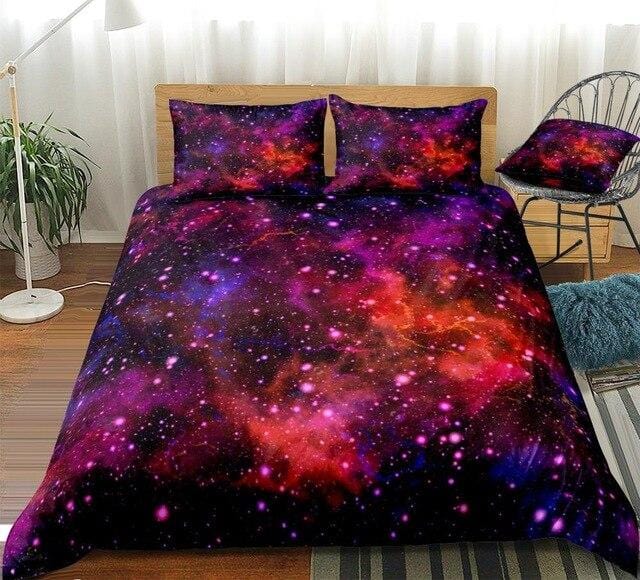 Colorful Outer Space Bedding Set - Beddingify
