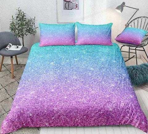 Image of Colorful Glitter Bedding Set - Beddingify