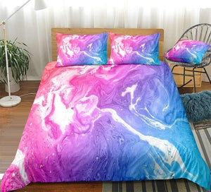 Colorful Quicksand Marble Bedding Set - Beddingify