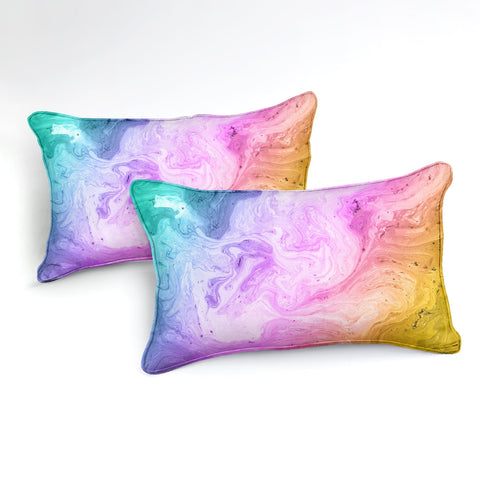 Image of Pastel Colorful Marble Bedding Set - Beddingify
