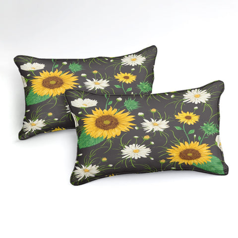Image of Sunflower Background Bedding set - Beddingify
