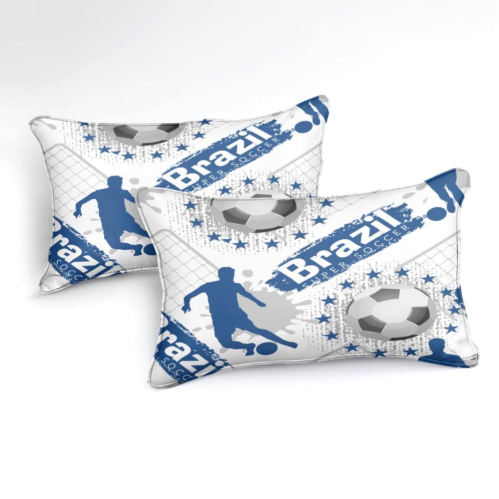 Kids Boys Soccer Ball Comforter Set - Beddingify