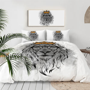 Crowned Lion Bedding Set - Beddingify