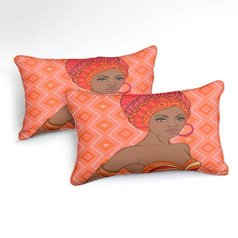 Image of Beautiful African American Girl Comforter Set - Beddingify