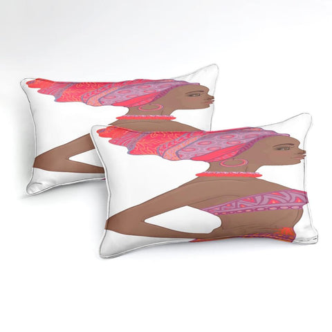 Image of African American Girl Comforter Set - Beddingify