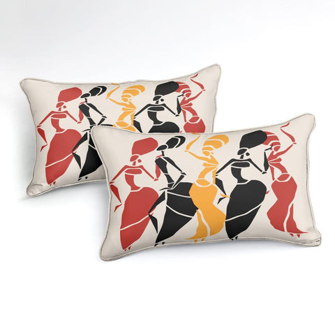 Image of African Women Dancing Comforter Set - Beddingify